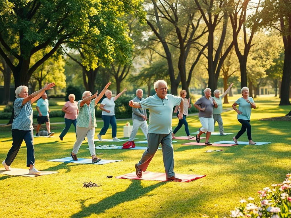 Exerciții fizice pentru seniori