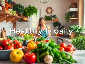 O persoană pregătind o masă sănătoasă în bucătărie.