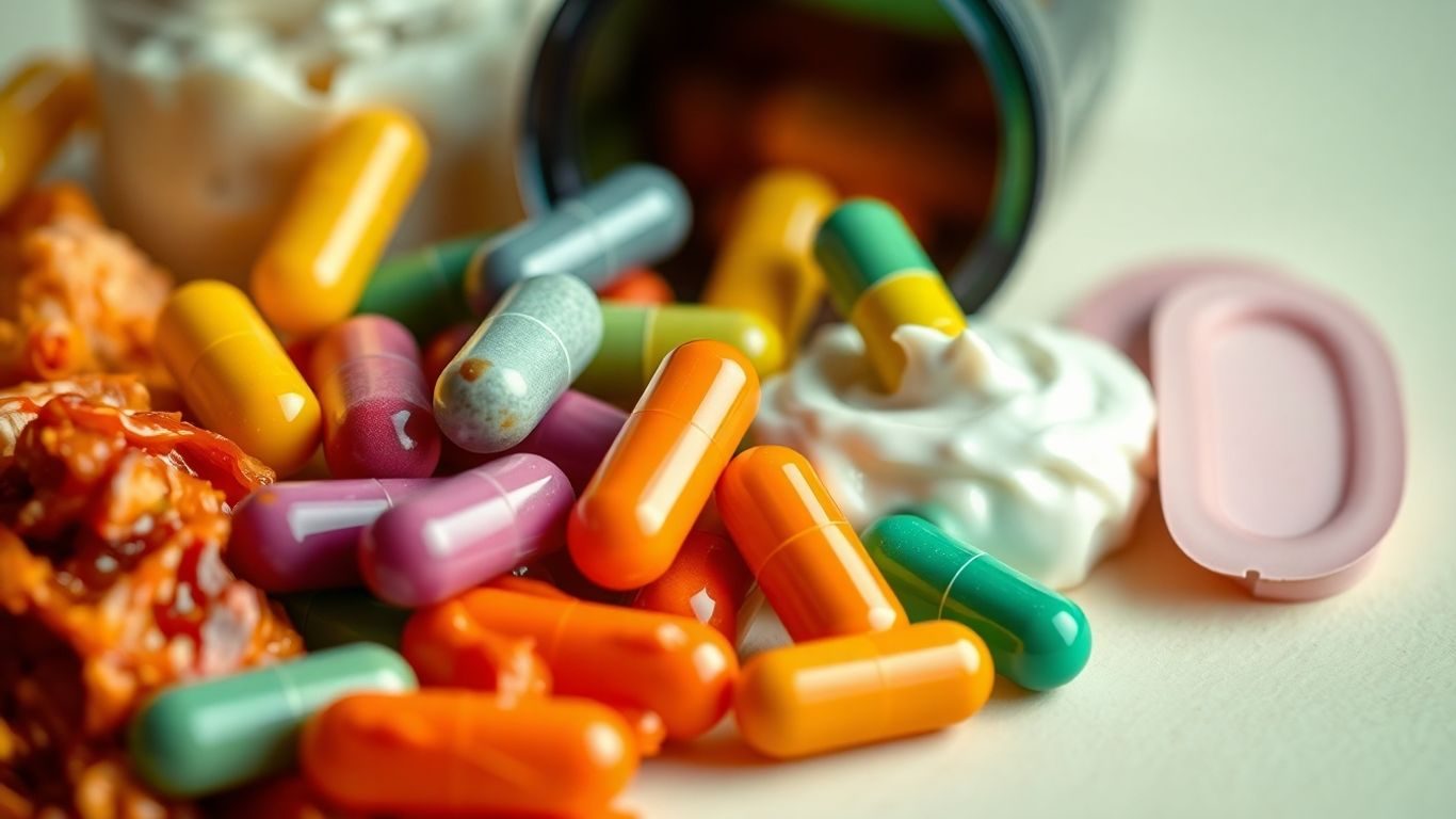 Probiotice și alimente fermentate pentru sănătatea intestinală.